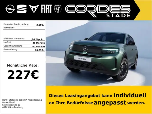 Opel Frontera LED Kamera Klima PDC Alu Digitales Cockpit