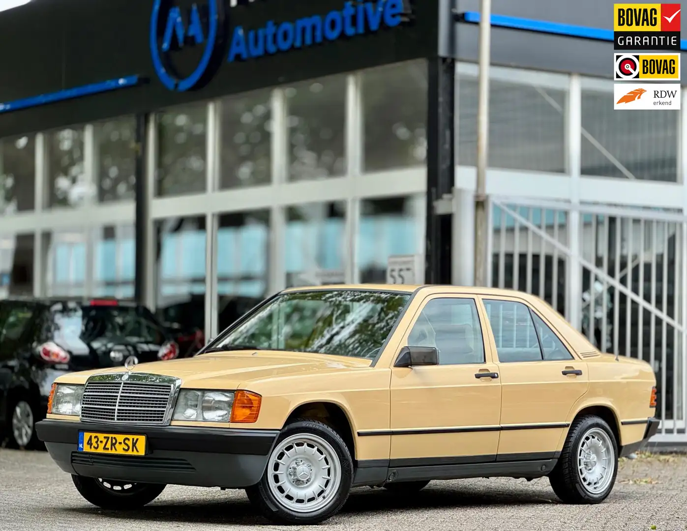 Mercedes-Benz 190 2.0 Automaat Oldtimer Topstaat Radio Prachtauto Tr Bej - 1