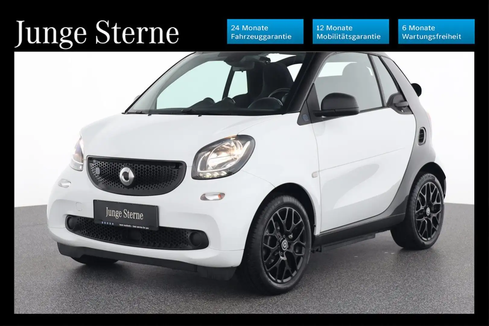 smart forTwo fortwo Cabrio EQ Passion Sitzhzg. Klimaaut. LED Weiß - 1