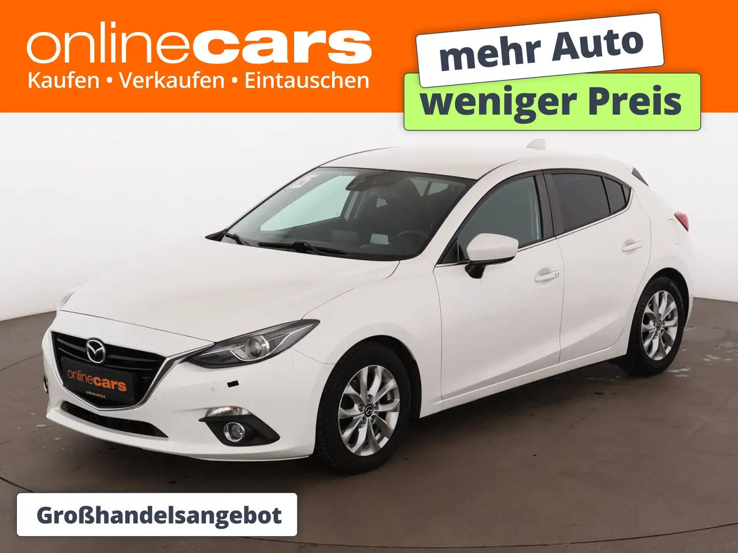 Mazda 3 2.0 SKYACTIV-G 120 Center-Line SITZHZG TEMPOMAT Weiß - 1