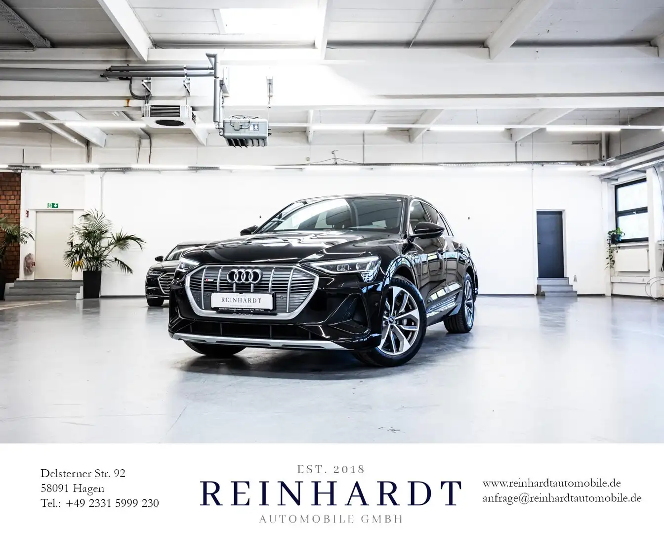 Audi e-tron 55 Q 2x S LINE/20Z./AIR-SUS/DAB/NAVI/KEYL Schwarz - 1