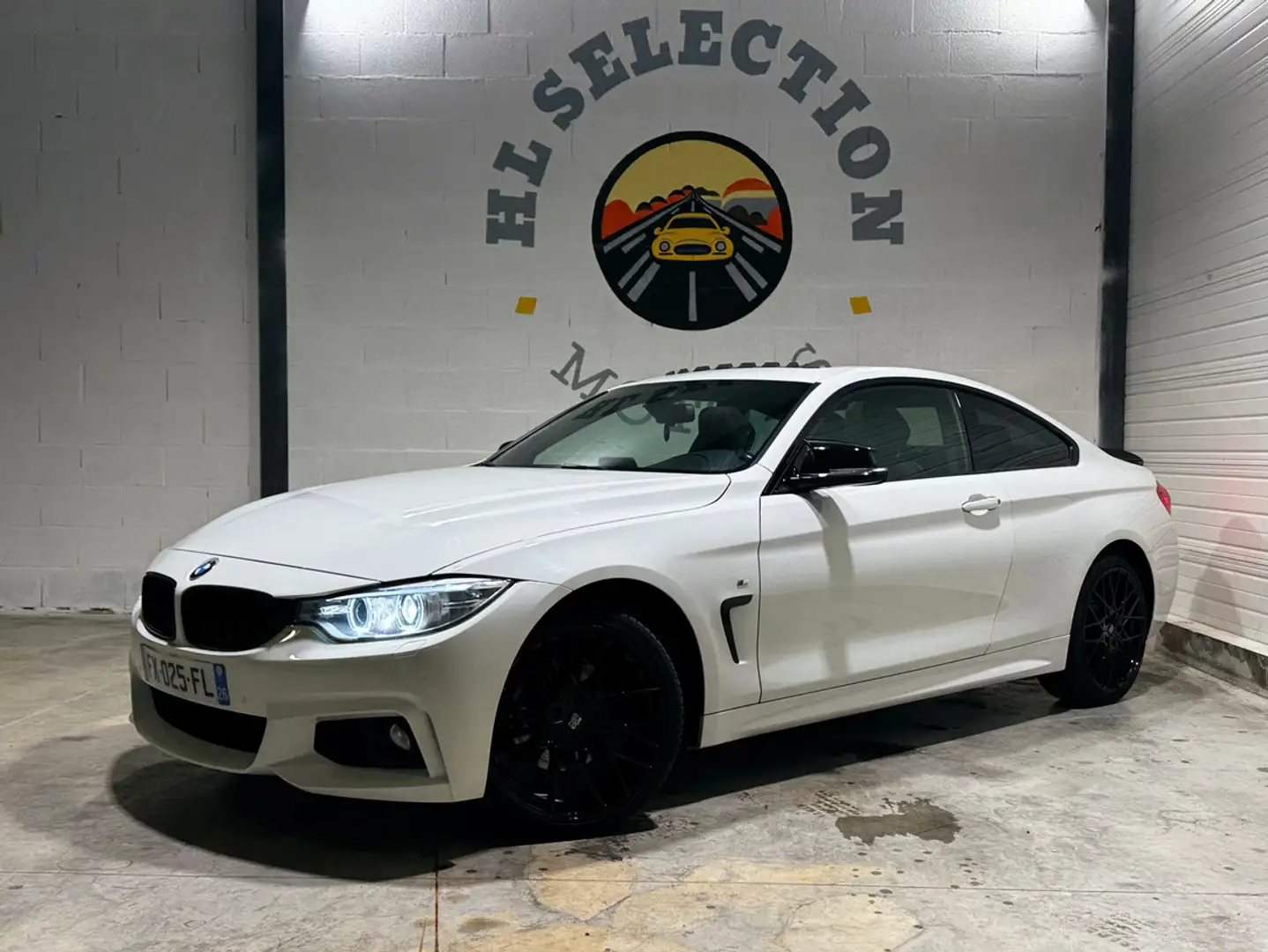 BMW 420 D COUPE XDRIVE PACK M 184CV JANTES 19 TOIT OUVRANT BOITE AUTO GARANTIE 12 MOIS Blanc - 1
