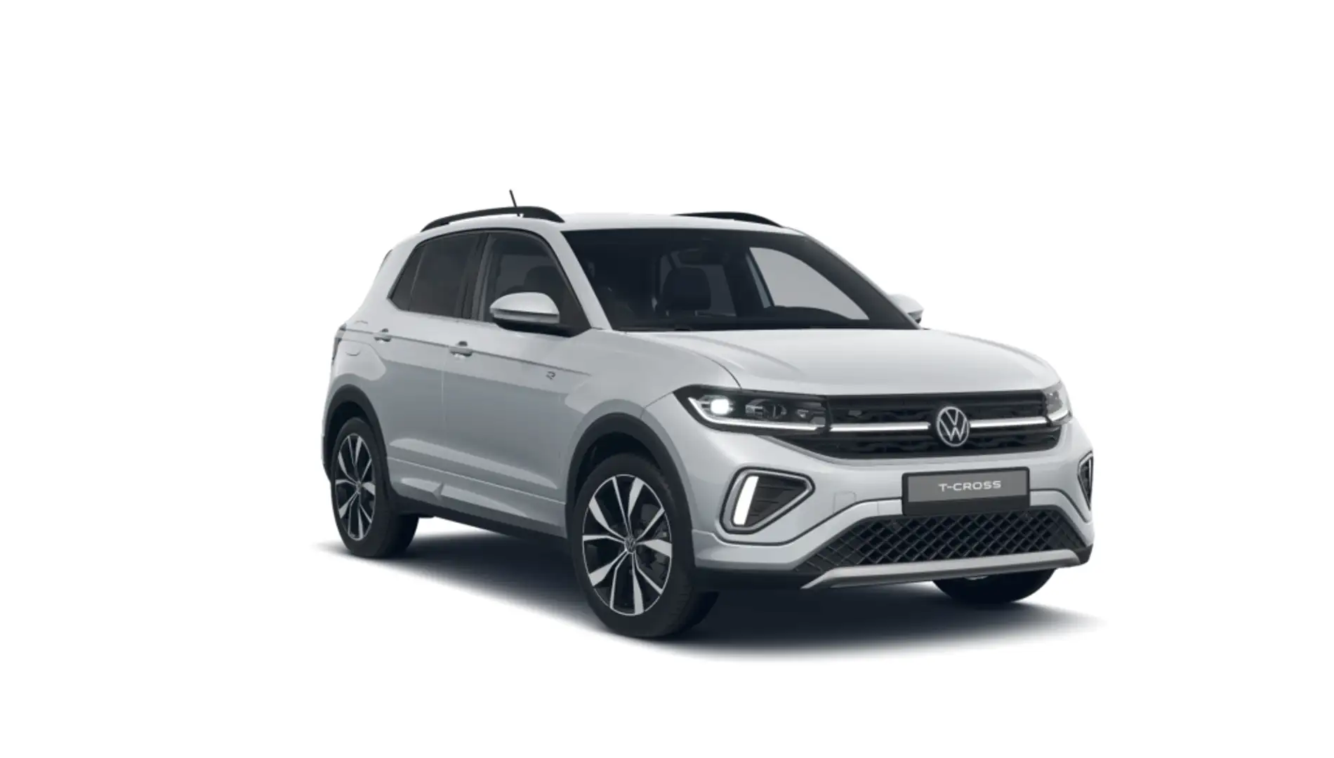 Volkswagen T-Cross 1.0 TSI R-Line 85kW Aut. Plateado - 2