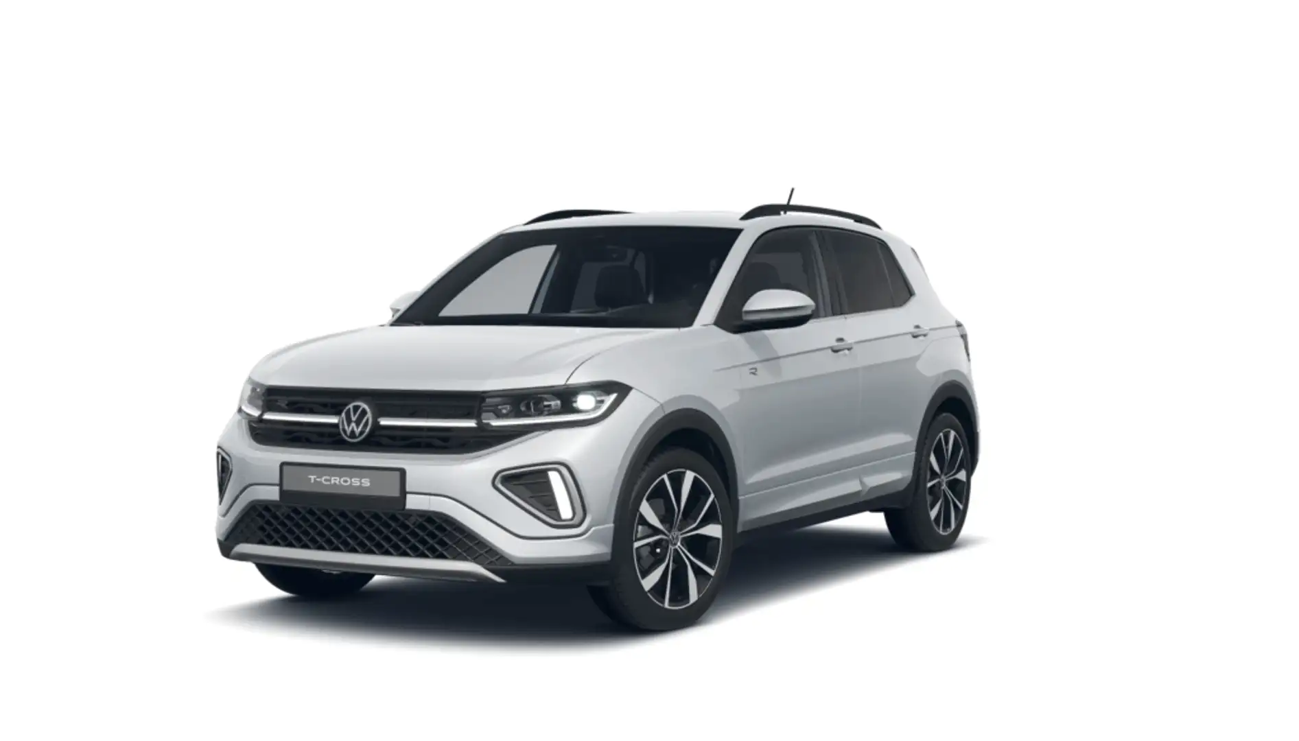 Volkswagen T-Cross 1.0 TSI R-Line 85kW Aut. Plateado - 1
