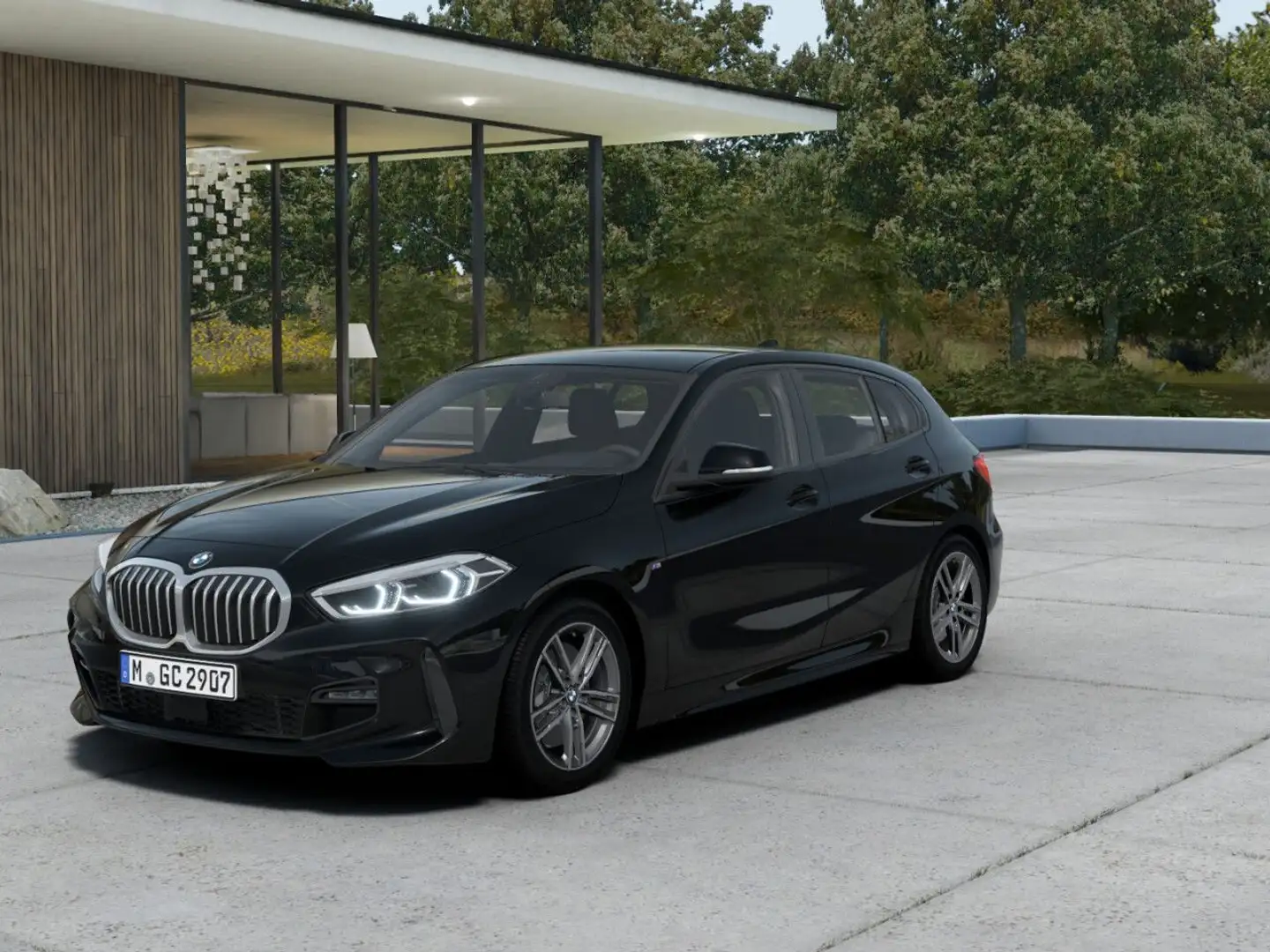 BMW 120 d Aut. M Sport LED LiCoProf Tempo Alarm DAB PDC Black - 1