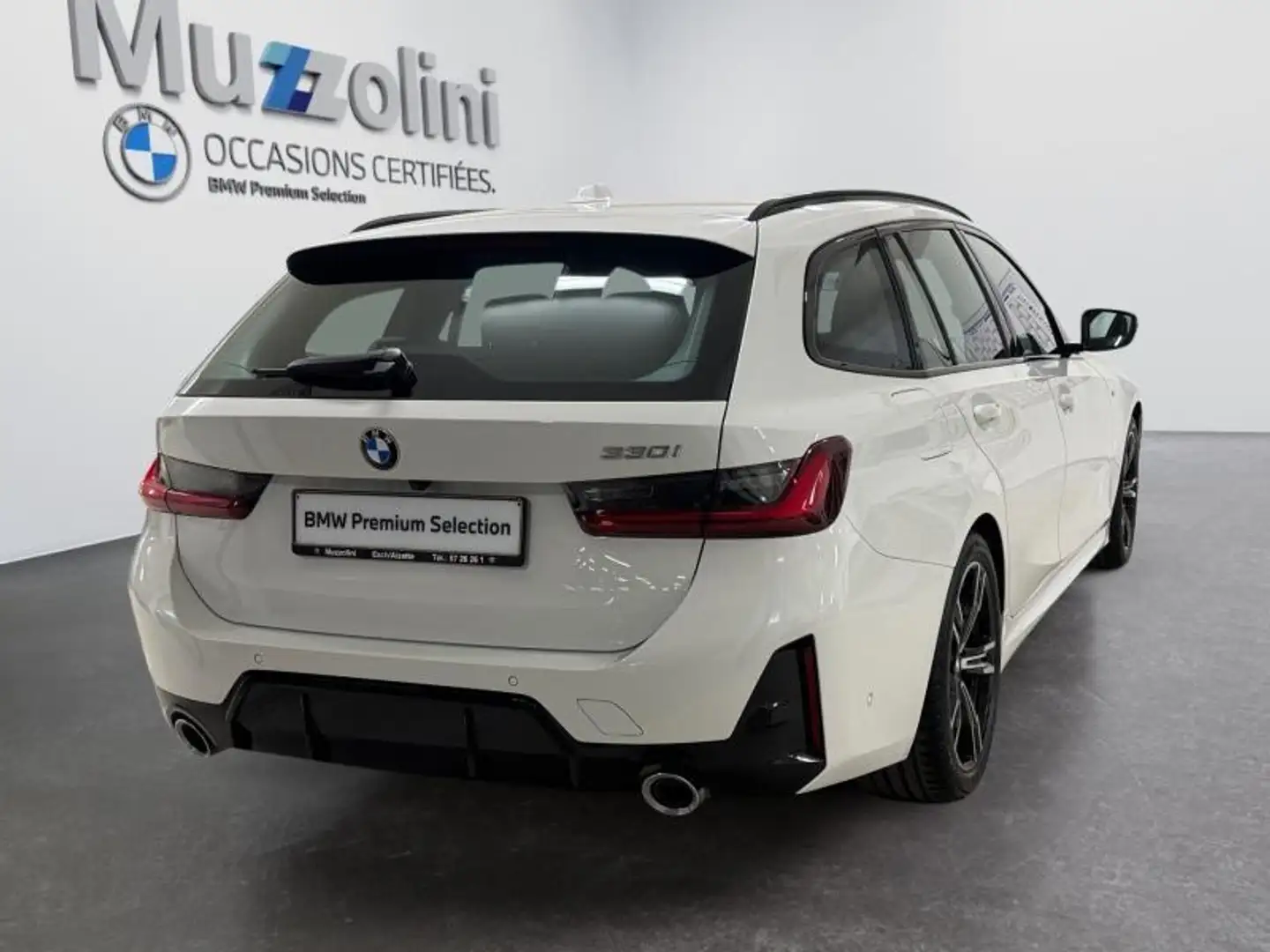 BMW 330 Touring Blanc - 2