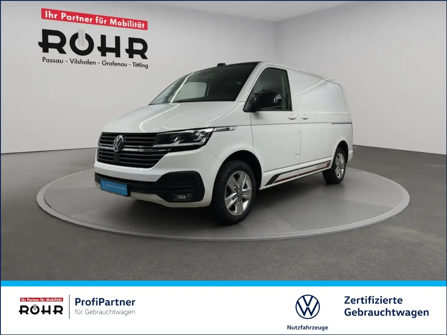 Volkswagen T6.1 Transporter Kasten (AHK.LED.Navi.Kamera.ACC) 2.0 TDI 4Motion D Weiß - 1