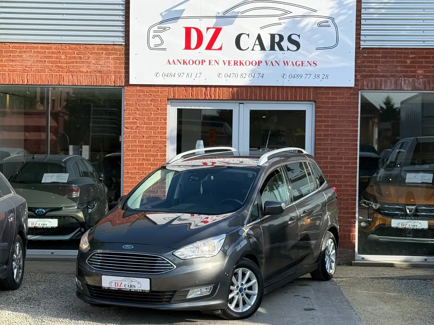 Ford Grand C-Max 1.0I 125PK |✅NAVI | DIGITALE AIRCO | BLUETOOTH | Šedá - 1