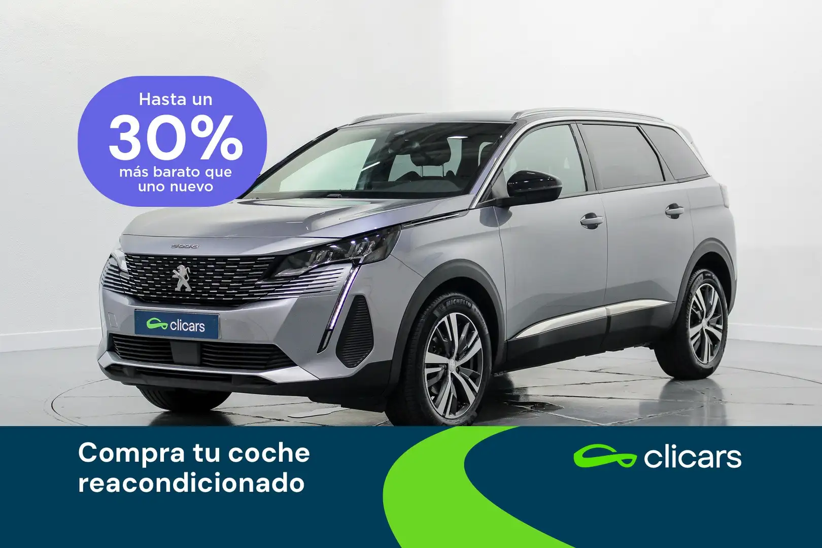 Peugeot 5008 1.2 PureTech S&S Allure Pack 130 Plateado - 1