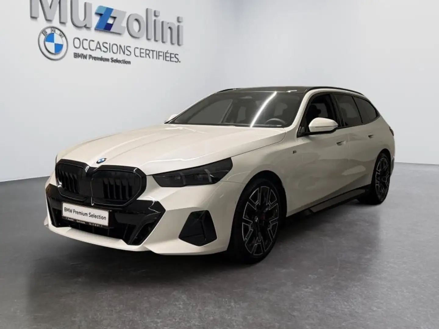 BMW 520 Touring Blanc - 1