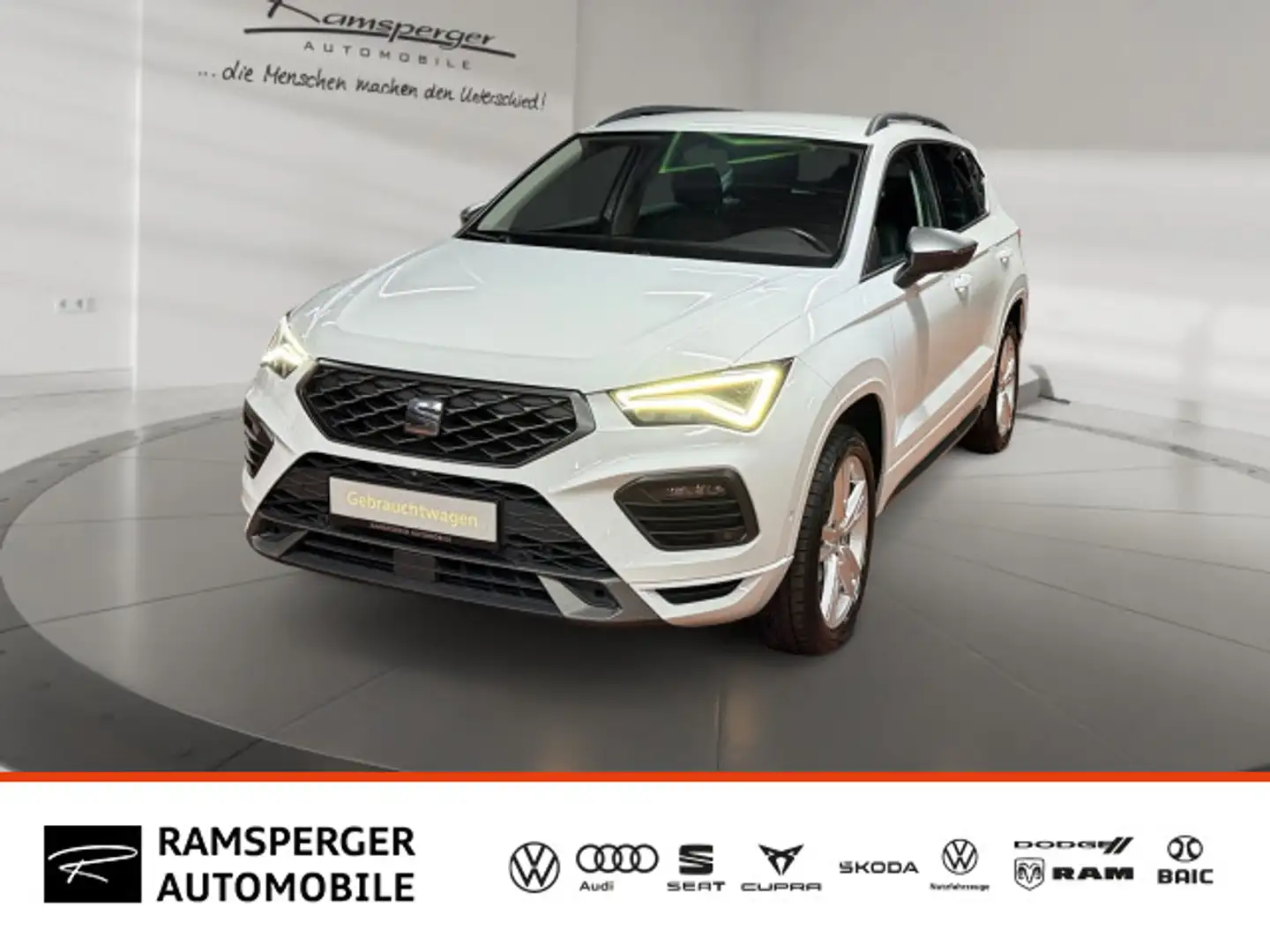 SEAT Ateca 2.0 TDI FR AHK/LED/Kamera/Navi/uvm. Blanc - 1