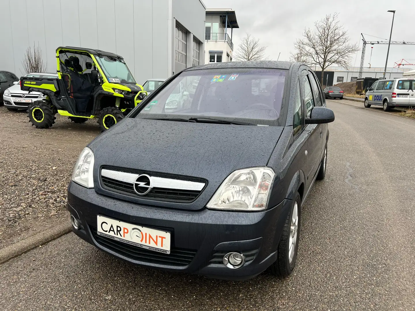 Opel Meriva *1,4 Benzin-90PS*ALU*Klima*TÜV*2.Hand* Gris - 2