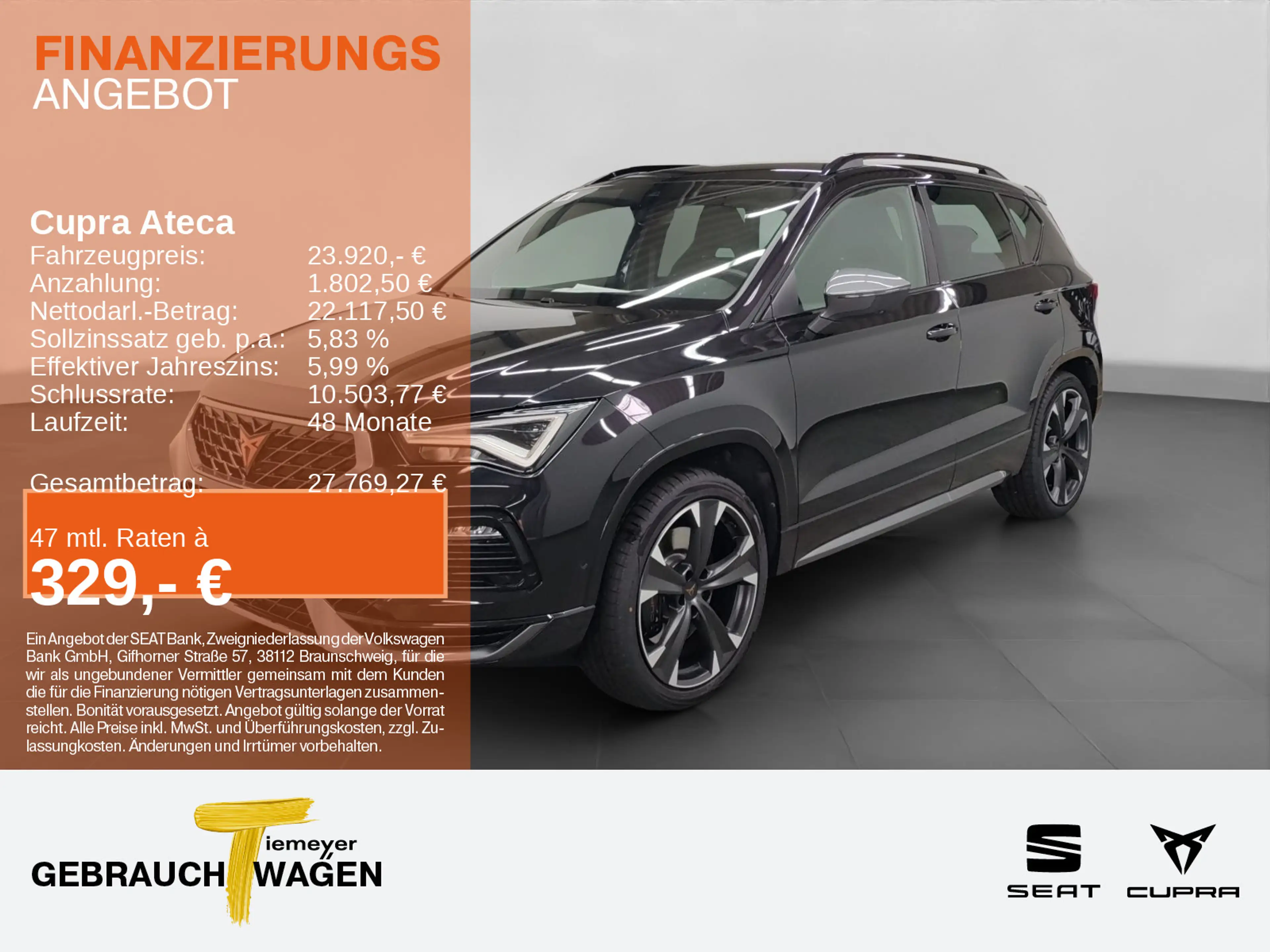 CUPRA Ateca 2.0 TSI DSG 4D AHK eKLAPPE BEATS ACC TOPVI