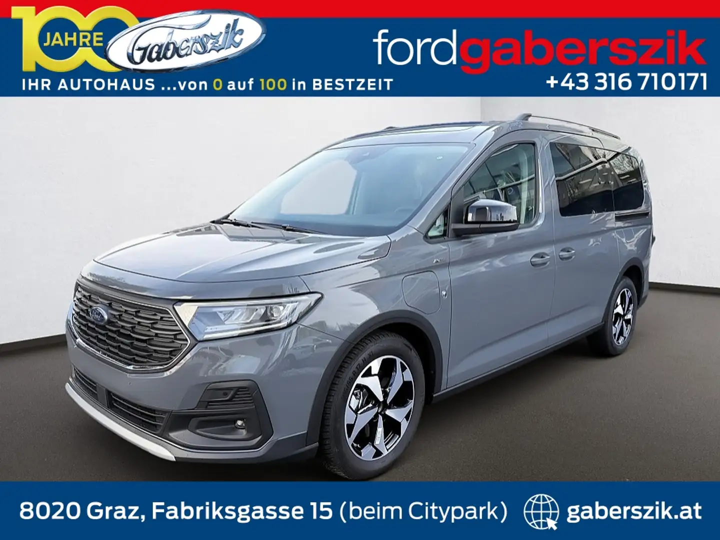 Ford Grand Tourneo Connect 1,5 EcoBoost PHEV L2 Active *7-SITZER* ... Grau - 1