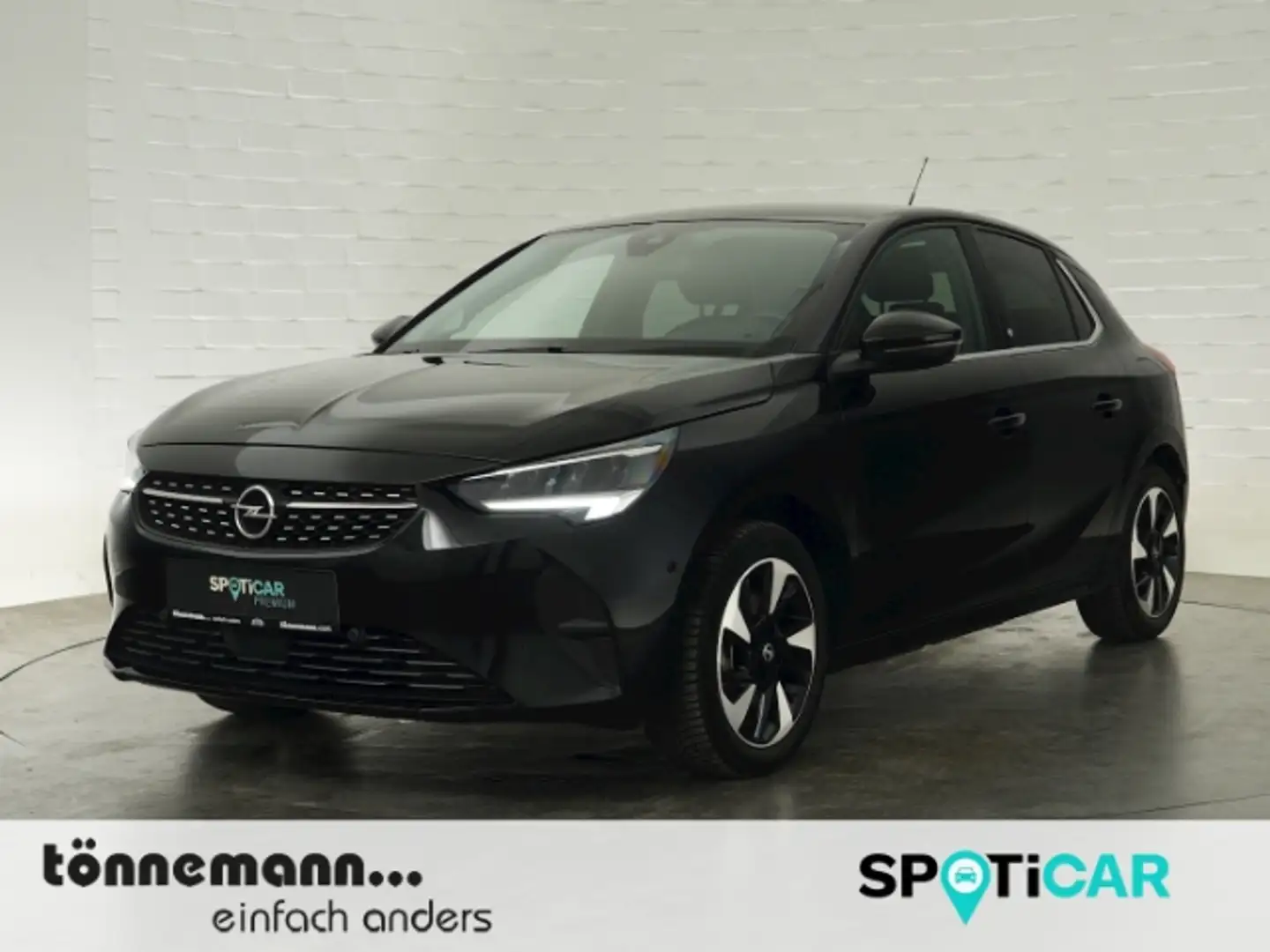 Opel Corsa-e F ELEGANCE 50kWh AT+LED LICHT+RÜCKFAHRKAMERA+SITZH Schwarz - 1