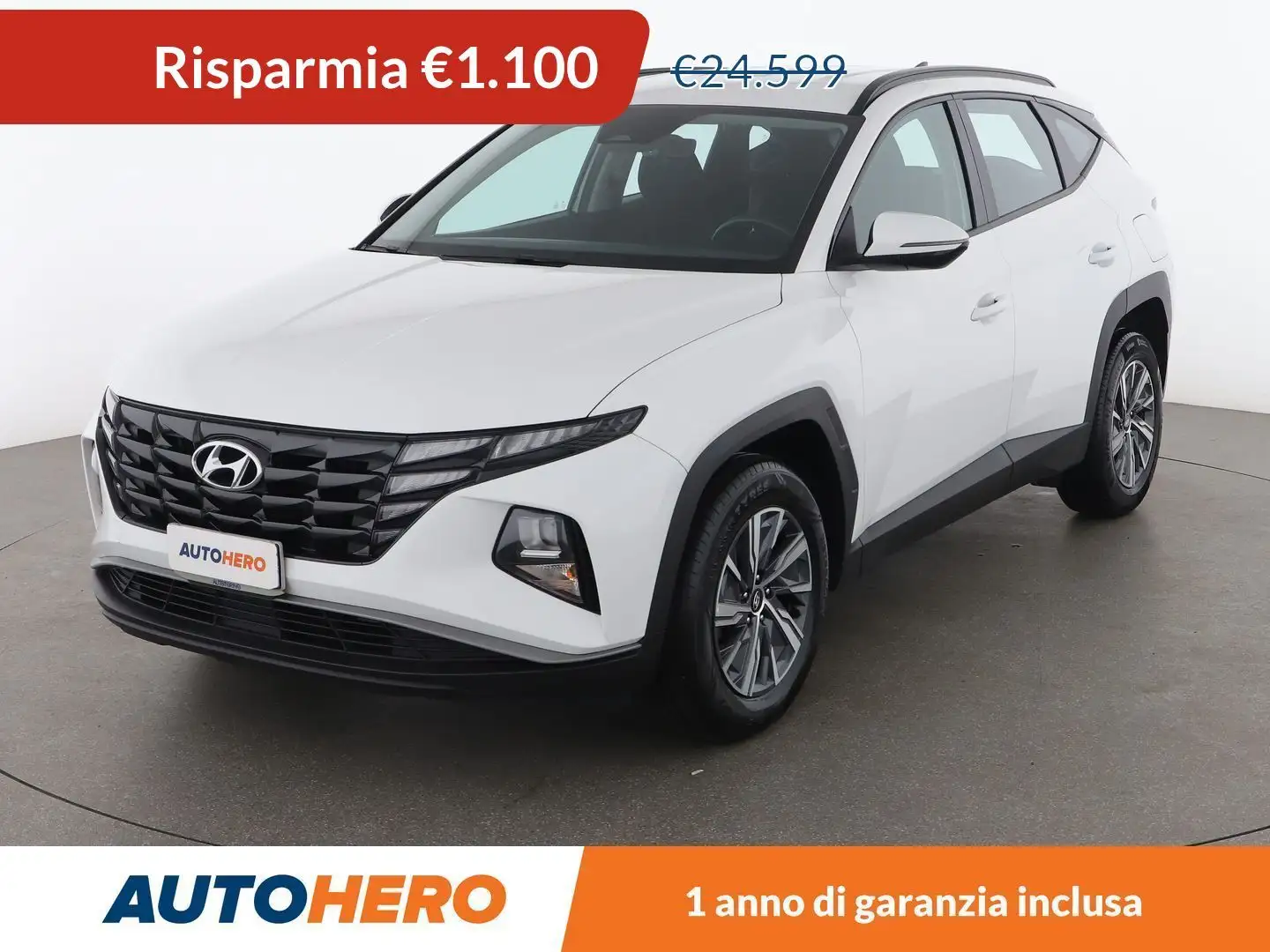 Hyundai TUCSON 1.6 T-GDI Hybrid XTech aut. FHEV White - 1