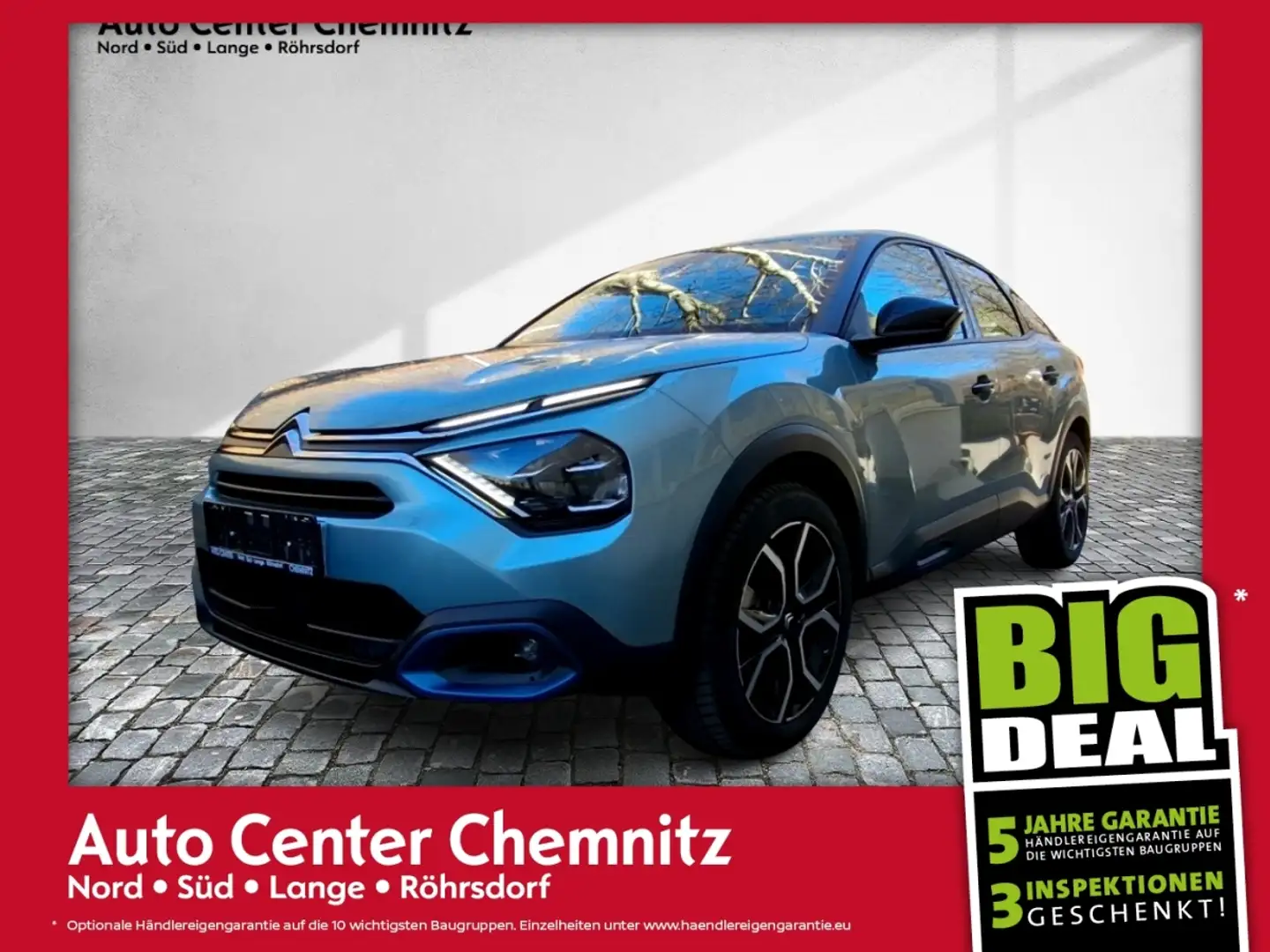 Citroen C4 Elektromotor e- ë- Feel FullLED/SHZ/LHZ/PDC Blau - 1
