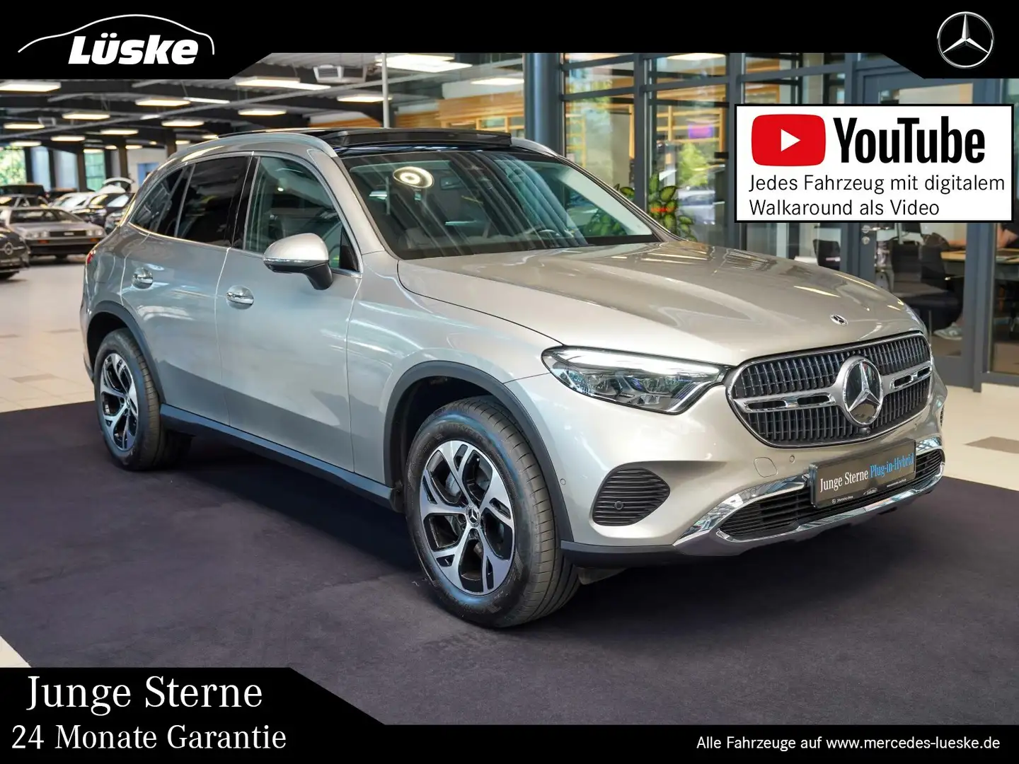 Mercedes-Benz GLC 300 GLC 300 de 4M AVANTGARDE Premium Pano AHK KEYLES Silber - 1