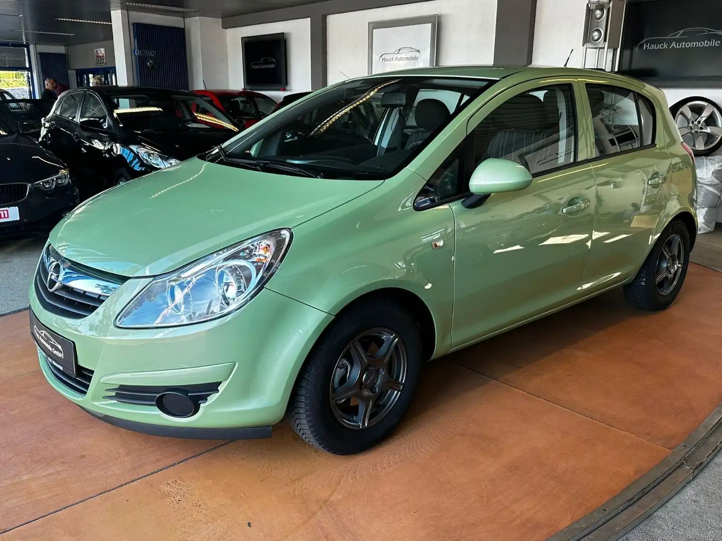 Opel Corsa D Edition *33-TKM* AUTOMATIK/KLIMA/PDC/MFL Grün - 1