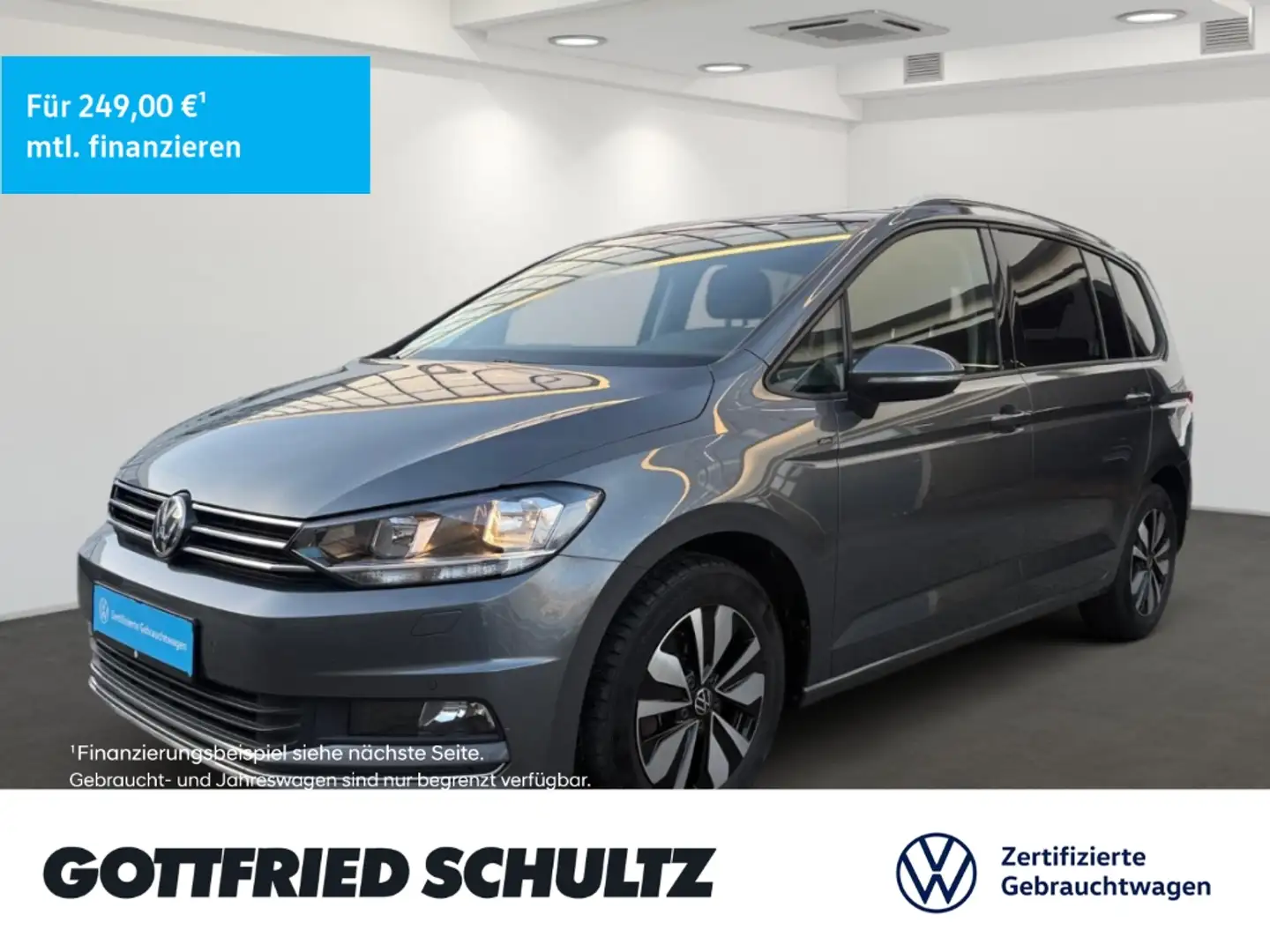 Volkswagen Touran 1.5 TSI DSG NAV SHZ AHK ACC Join ALLSEASON Grau - 1