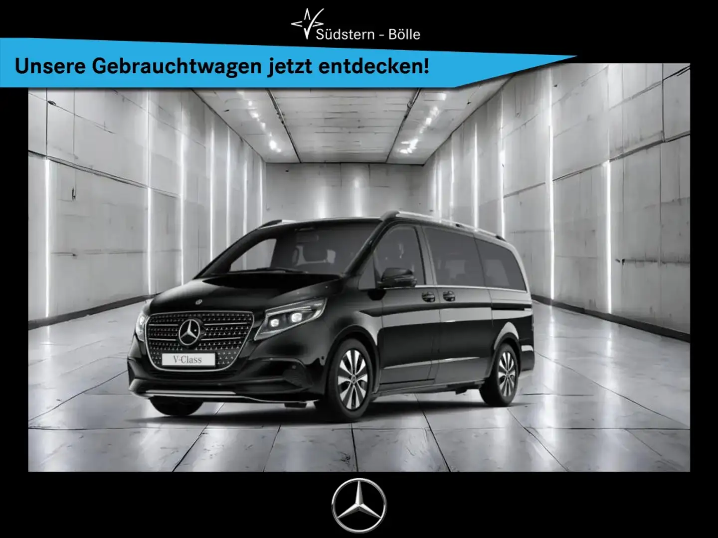 Mercedes-Benz V 300 AVANTGARDE NAVI+AHK+DISTR+360°+AHK+STHZ+7S Schwarz - 1