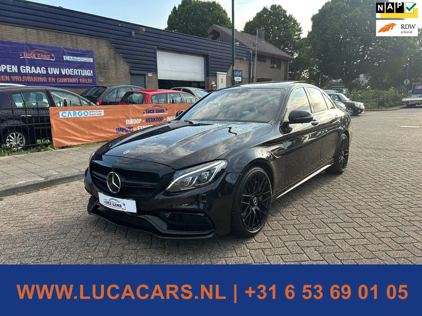 Mercedes-Benz C 63 AMG S Edition 1 Zwart - 1