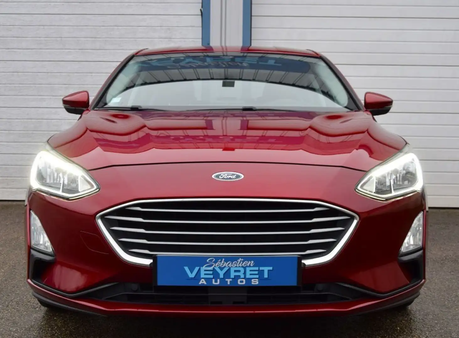 Ford Focus 1.0 ECOBOOST 100 S&S TREND BUSINESS 1ère MAIN Rouge - 2