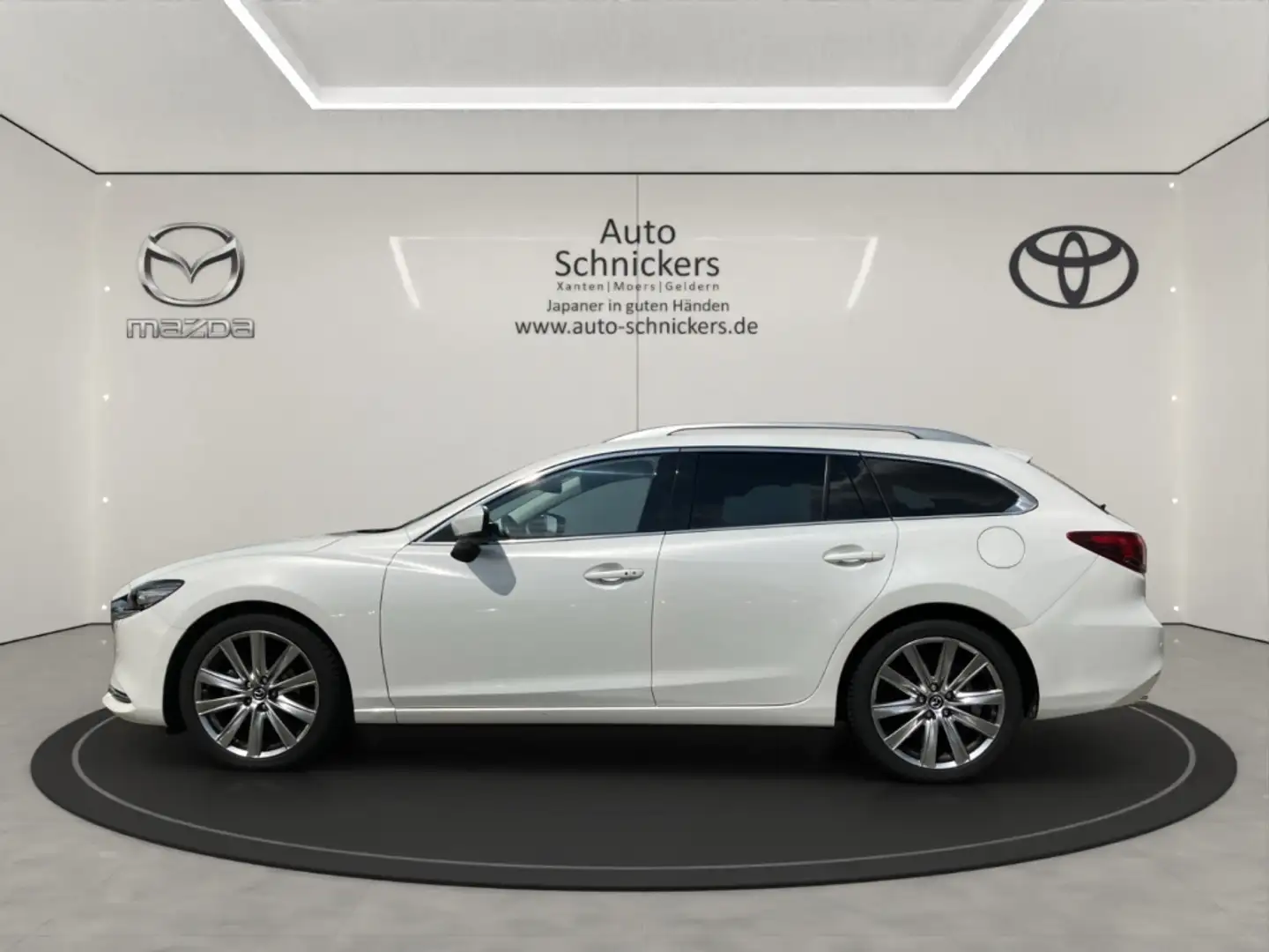 Mazda 6 SKYACTIV-G EXCLUSIVE-LINE+LEDER+GJ-RÄDER Blanc - 2