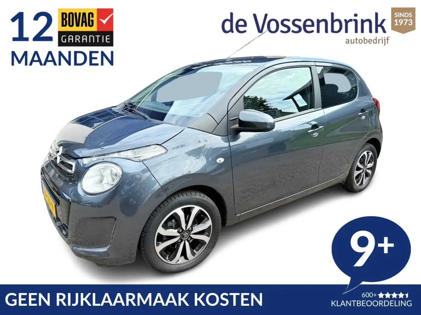 Citroen C1 1.0 VTi Shine Automaat NL-Auto *Geen Afl. kosten* Grijs - 1