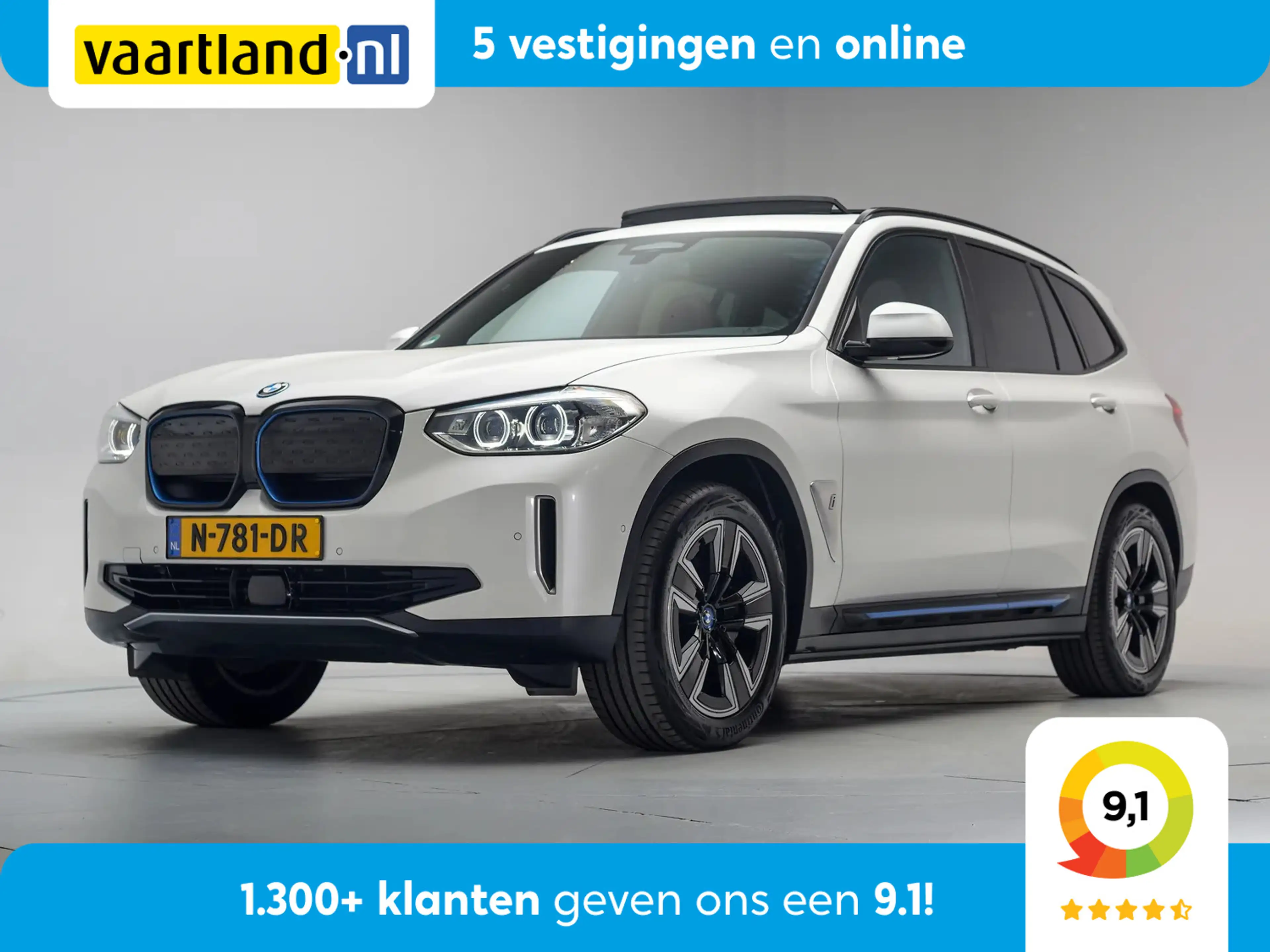 BMW iX3 Executive 80 kWh 3 fase [ Panorama Navi Apple / An