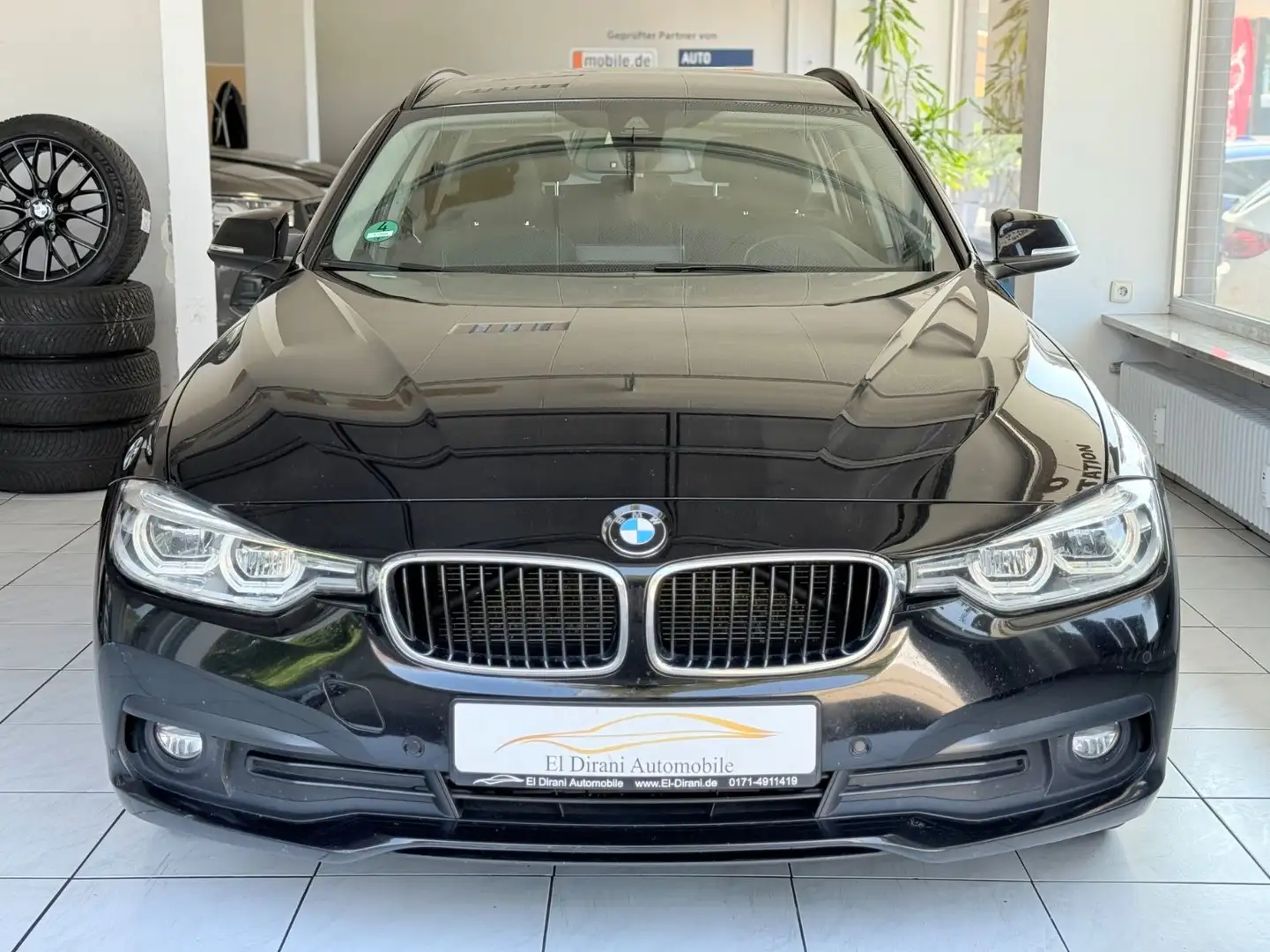 BMW 320 d Touring Aut Advantage LED/Navi Prof/AHK/HUD Negro - 2