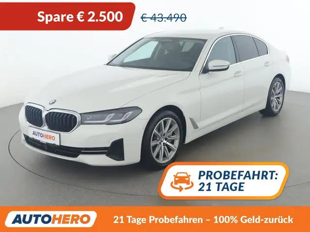 2022 BMW 5 Series in White for sale