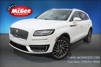White 2020 Lincoln Nautilus Reserve AWD SUV / Crossover All-Wheel Drive 8-Speed Automatic