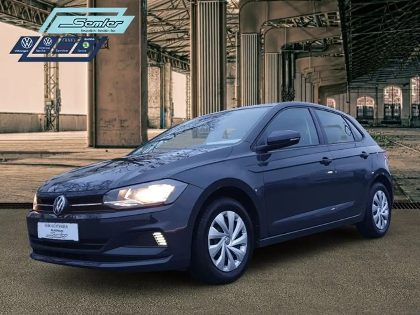 Volkswagen Polo Comfortline 1.0 TSI SPUR-W NAVI SHZ PDC Grijs - 2