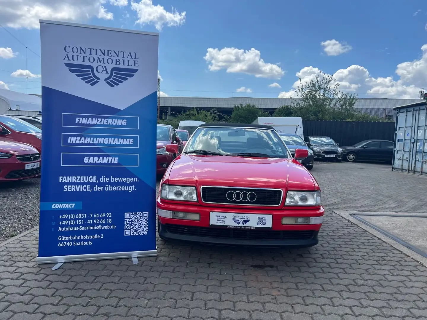 Audi 80 CABRIO VOLLE HISTORIE Rojo - 1