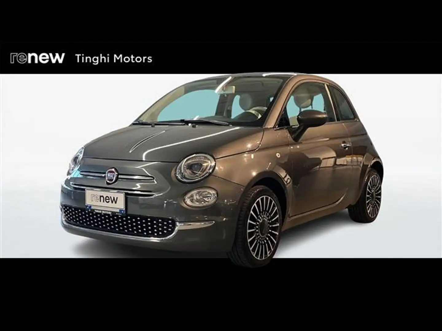 Fiat 500 1.2 Lounge 69cv Grijs - 1