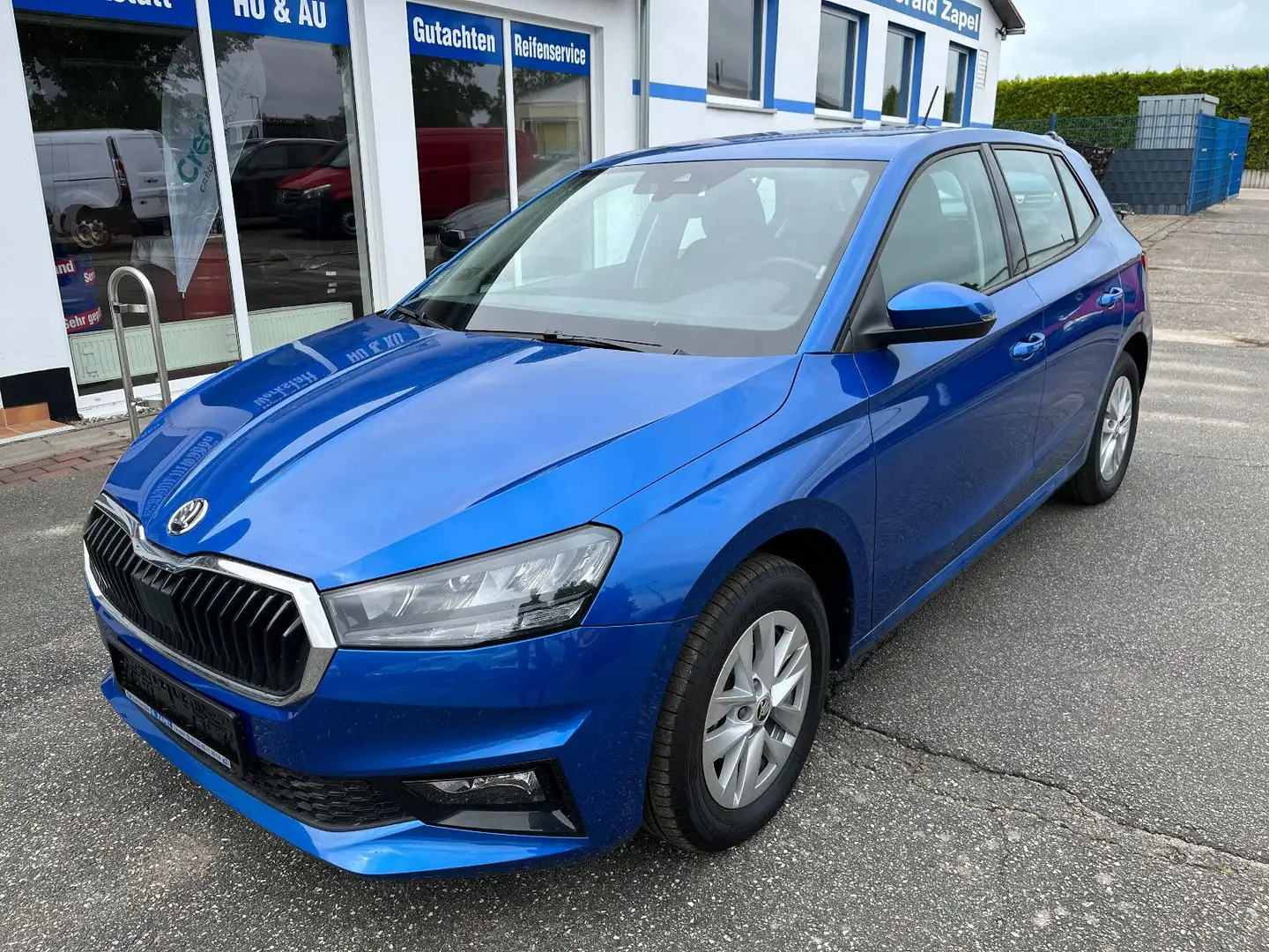 Skoda Fabia 1,0 TSI*Selection*Navi-L./Alu/1.Hd./SH/PDC Bleu - 1