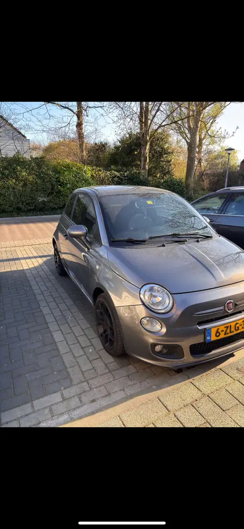 Fiat 500 0.9 TwinAir Lounge Grijs - 1