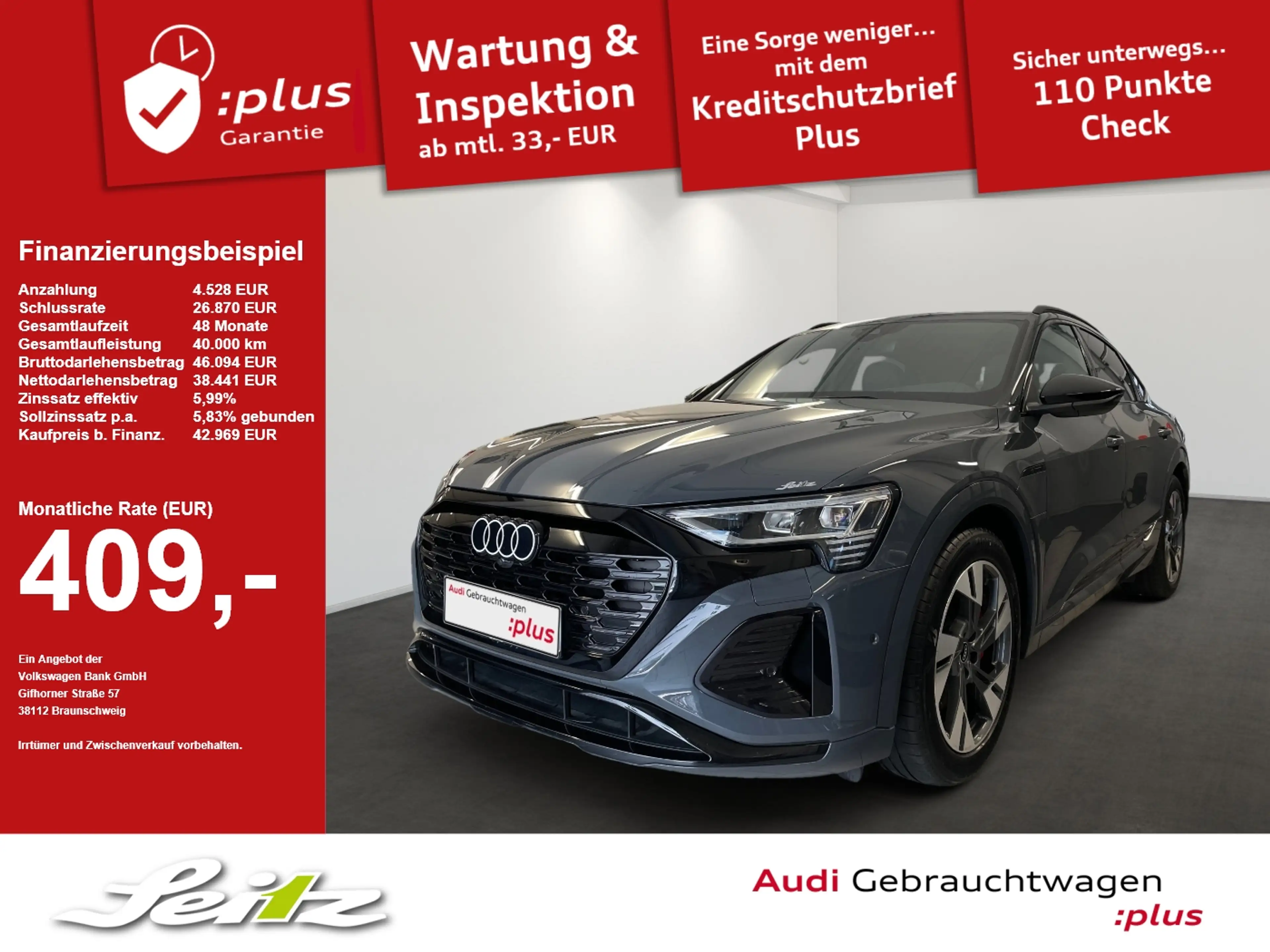 Audi Q8 e-tron Q8 Sportback 50 e-tron quattro S line *HEAD-UP*MAT