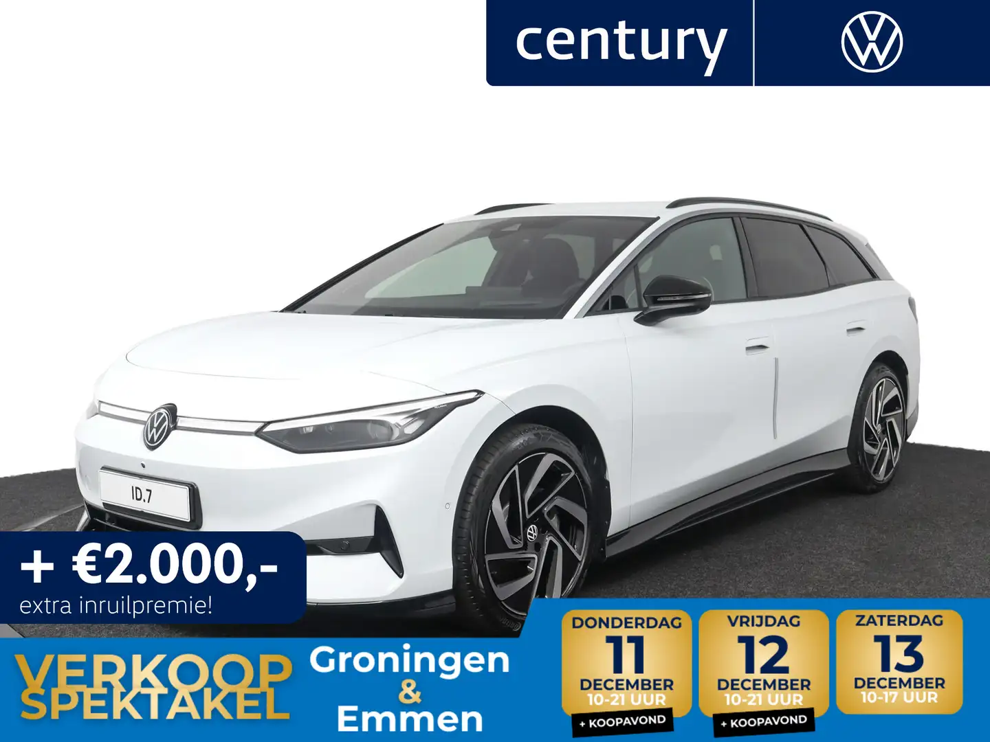 Volkswagen ID.7 Tourer Pro Business 77 kWh accu. 210 kW / 286 pk V Bílá - 1