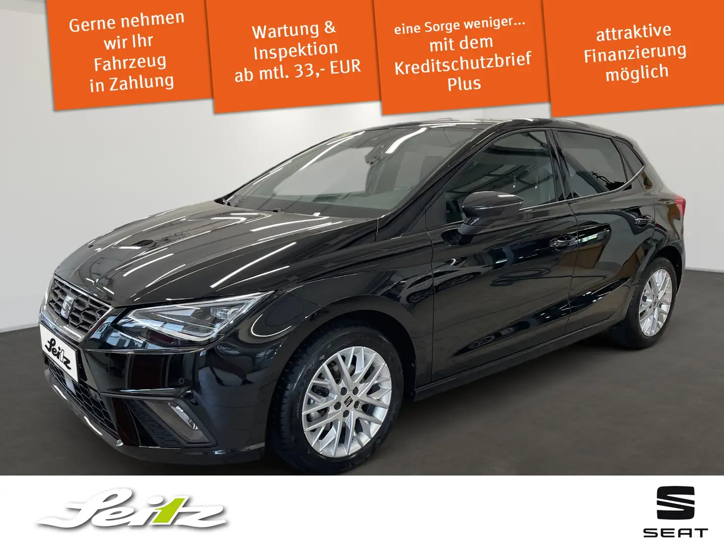SEAT Ibiza 1.0 TSI FR *KAMERA*NAVI*SITZH* Noir - 1