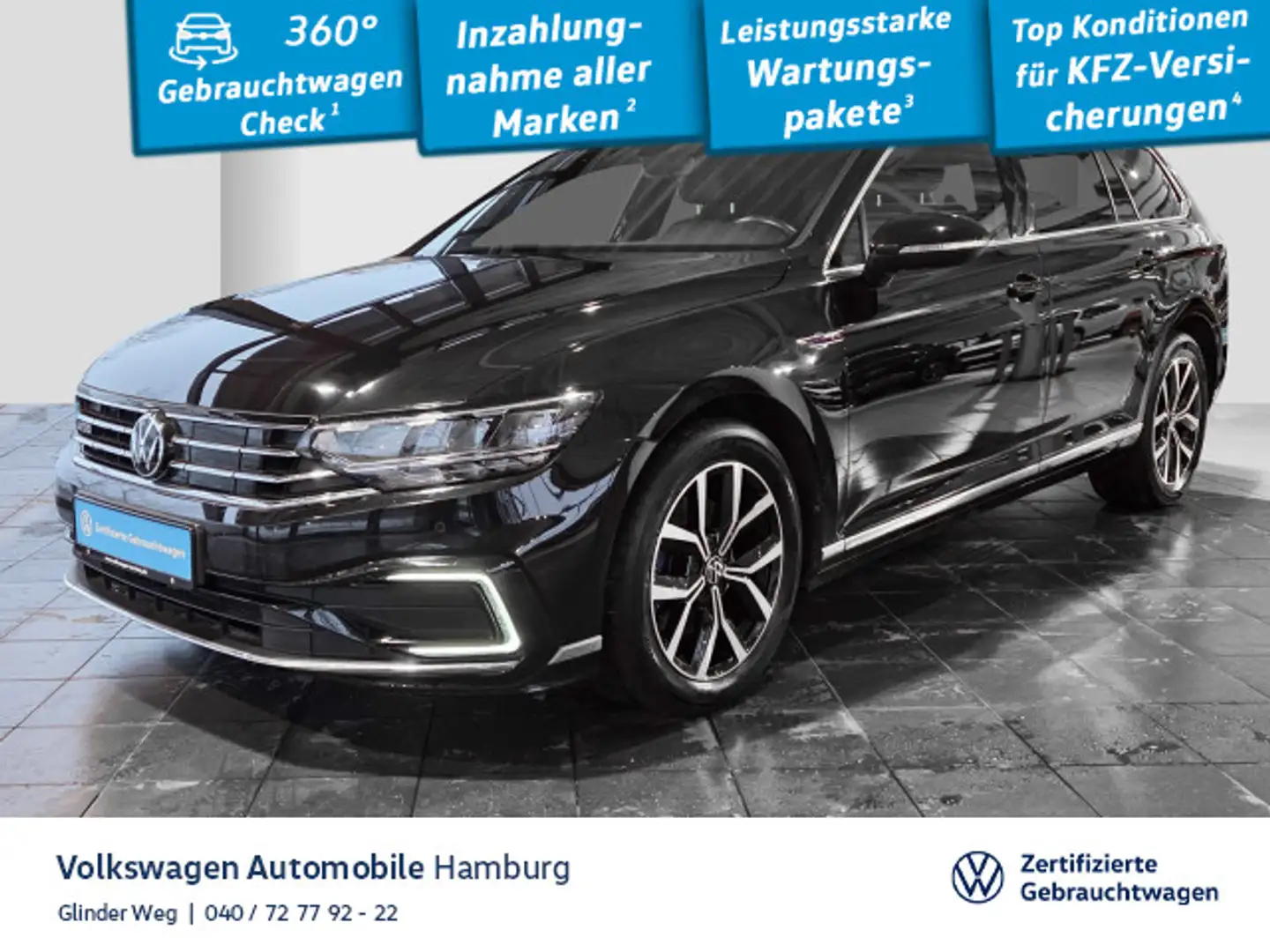 Volkswagen Passat Variant 1.4 TSI Hybrid GTE DSG LM17 Navi Schwarz - 1