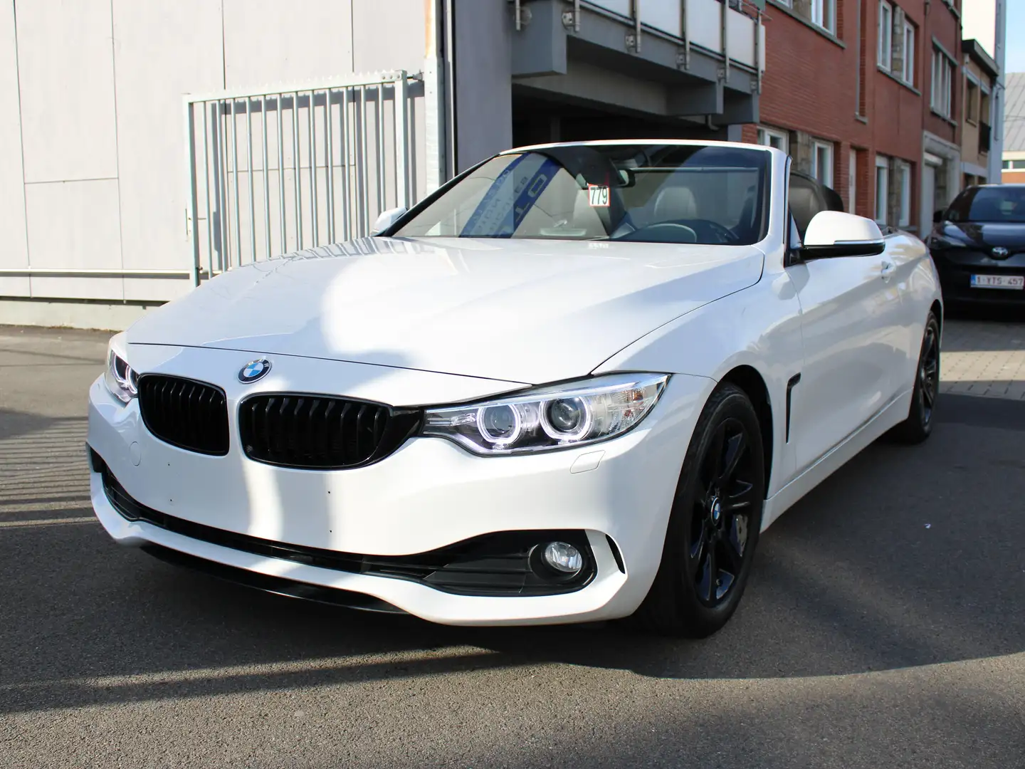BMW 420 iA Cabriolet+BOÎTE AUTO+CUIR SPORT +++ Blanc - 1