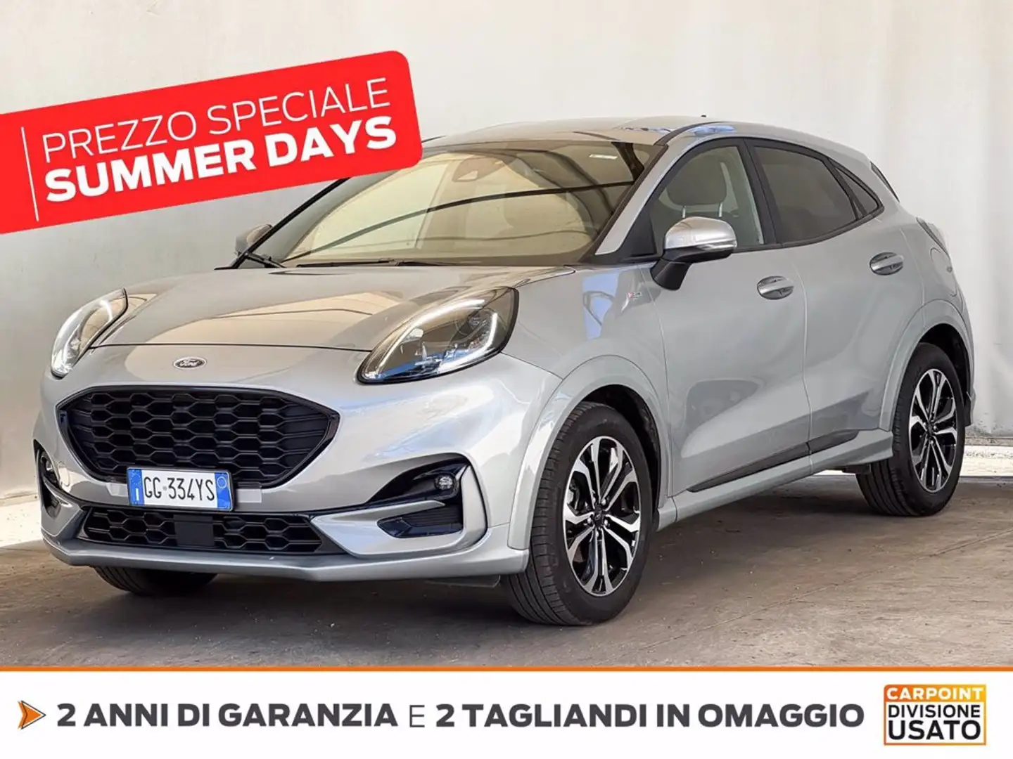Ford Puma 1.0 ecoboost h st-line s&s 125cv Grijs - 1