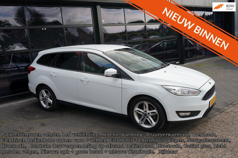 Ford Focus 1.0 Automaat, PDC, Navi, Winter pakket, Airco, Tre