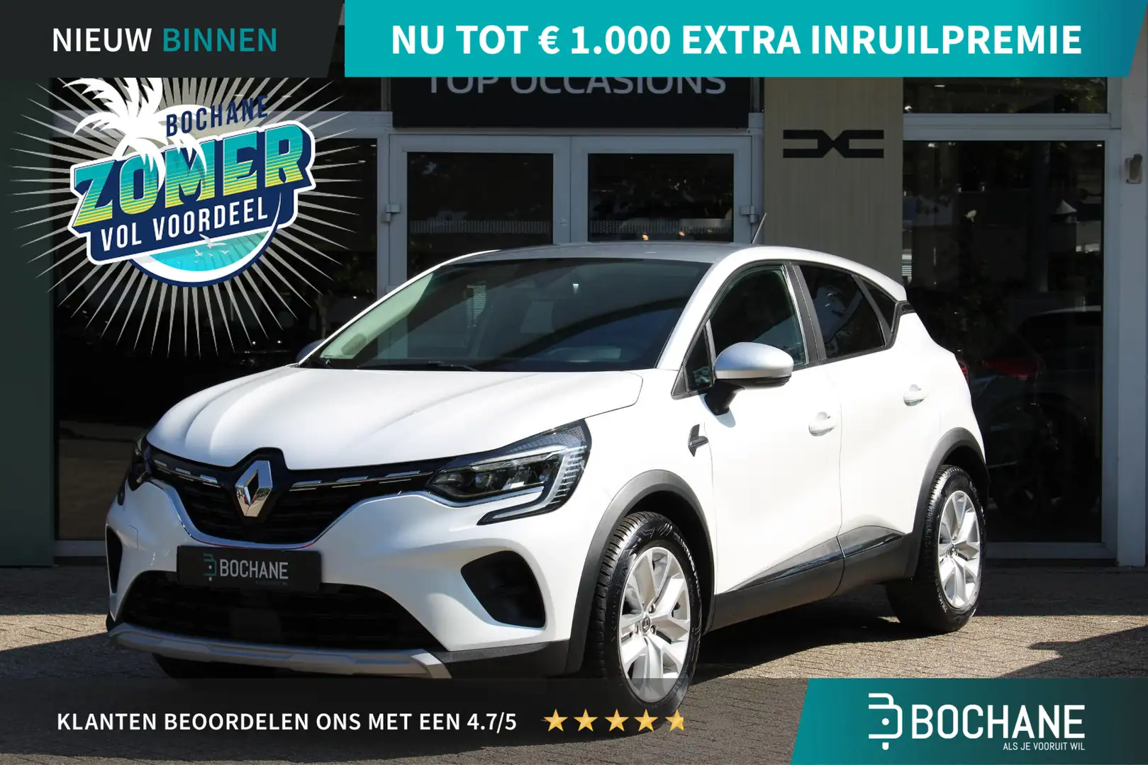 Renault Captur 1.0 TCe 100 Life | All season banden | Parkeersens Wit - 1