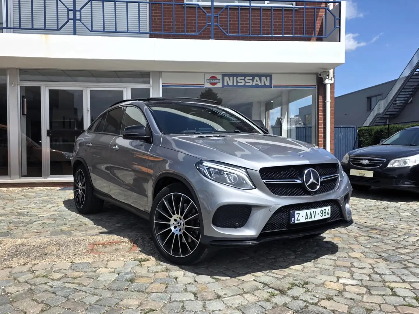 Mercedes-Benz GLE 450 Coupé AMG 4-Matic Full Optie LuchtV Pano Airco Gris - 2