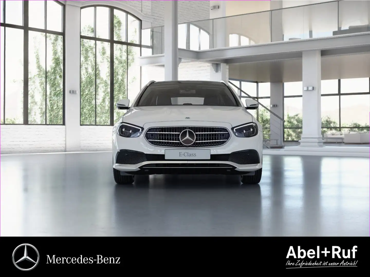 Mercedes-Benz E 220 d T AVANTGARDE+Burm+Pano+TotW+StHz+AHK+360 White - 2