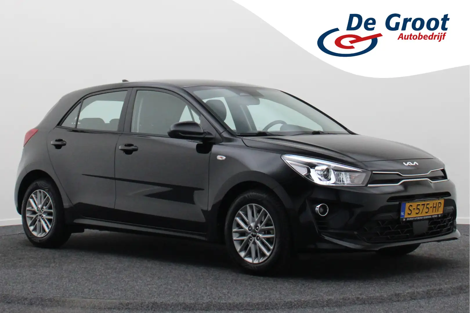 Kia Rio 1.0 T-GDi MHEV DynamicLine Camera, Lane Assist, Ap Zwart - 1