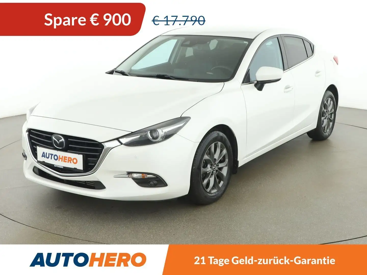 Mazda 3 2.2 Turbodiesel Revolution Top *HUD*BOSE*SPUR*TOT Weiß - 1